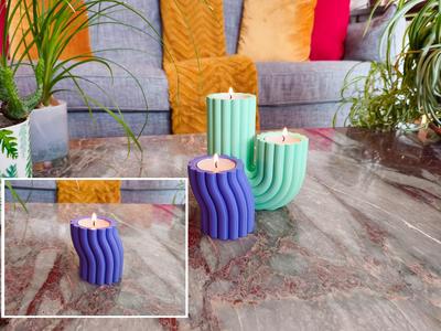 Bendy Tealight Candle Holder