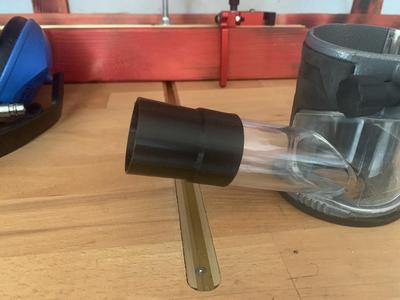 Saugeraufsatz für Fräse