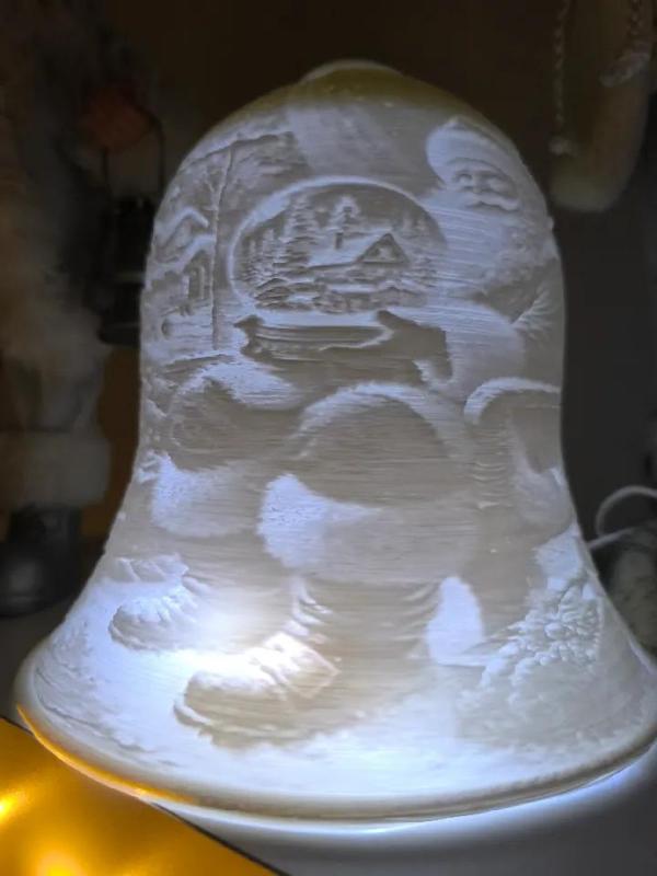 Lithophane Santa Claus   