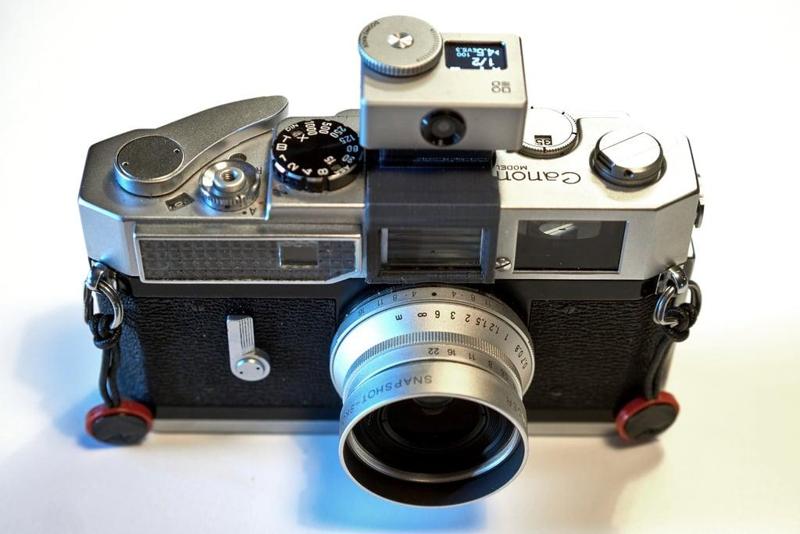 Cold shoe for Canon 7 