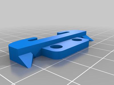 Molle T mount for paracord or webbing strap