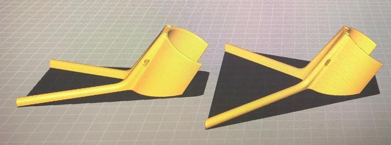 SAB Heli Division Goblin RAW 700 Antenna Holder D35mm