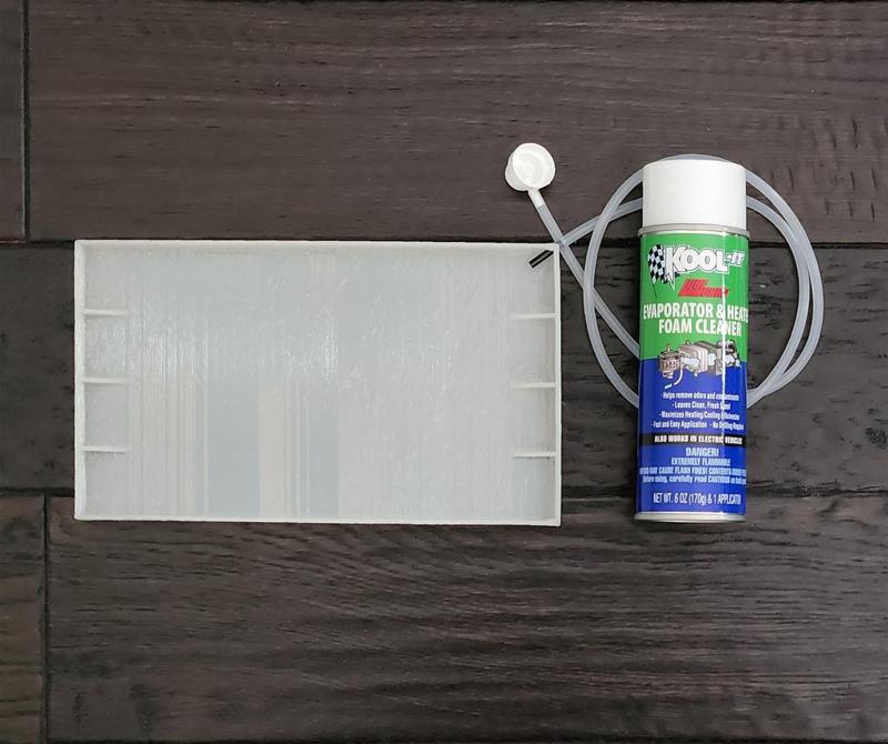 Tesla Model 3 / Y Evaporator Coil Cleaner Hood (Vertical Print)