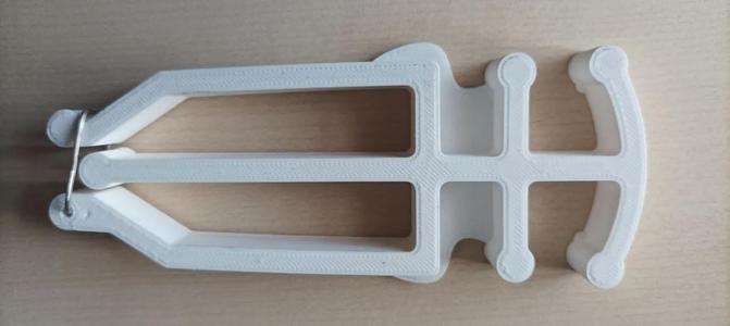 Cross-country skis holder   