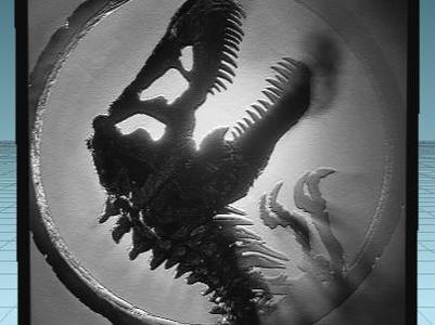 Dinosaur Lithophane 
