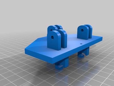Adapter für Bruder Schneeschild an BRM Frontkraftheber