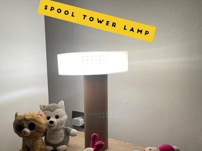 Spool tower lamp