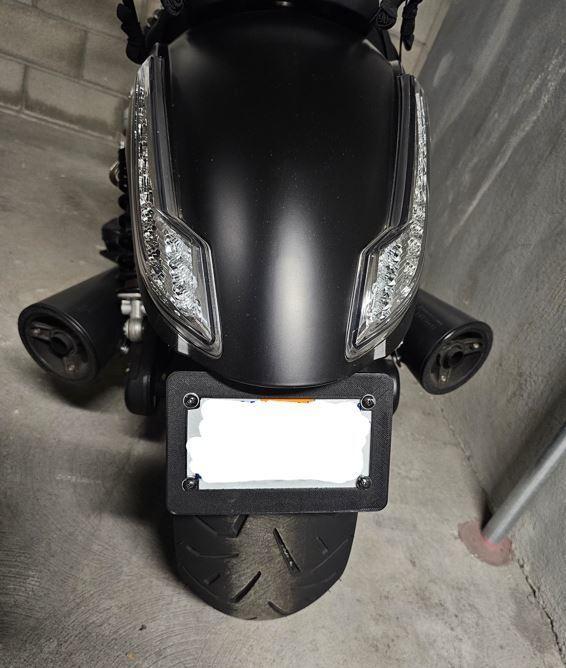 US/CAD Motorcycle License Plate Cover