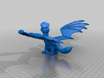 Dino dragon with a hat