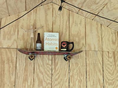 Skateboard Shelf Mount