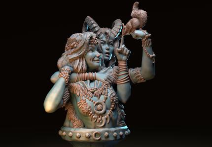 Fiona and Myrrh bust