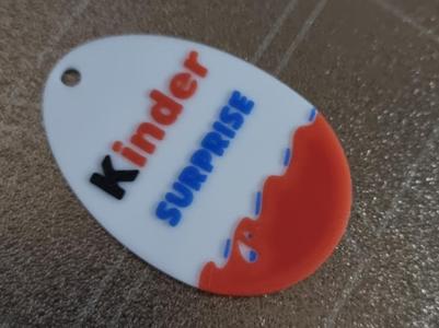 Easter Kinder Surprise keychain egg