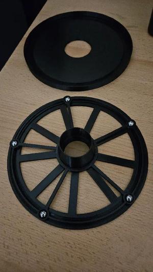 Flat spool rotating holder   