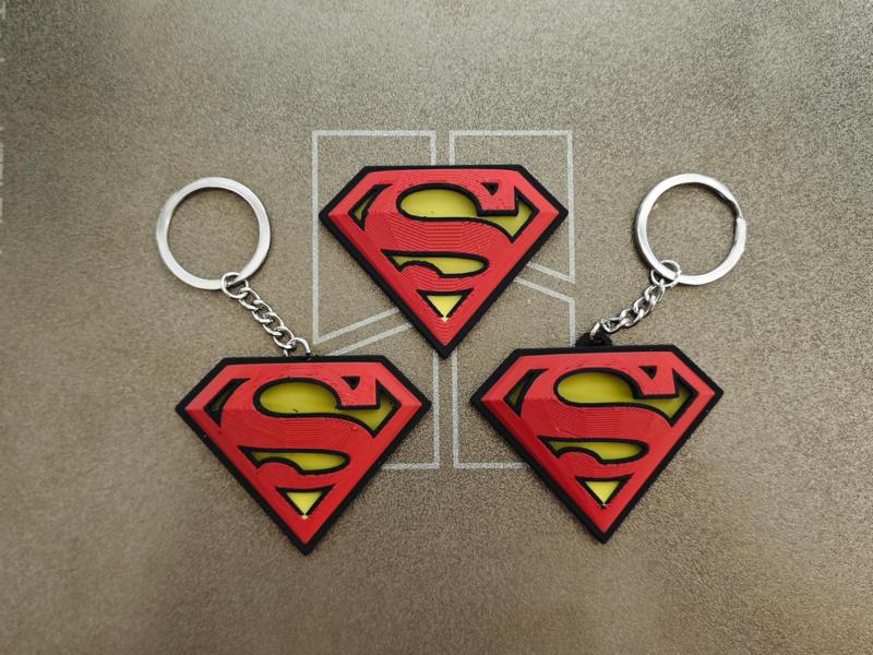 DC Superman Emblem (Fridge Magnet and Keychain Versions)