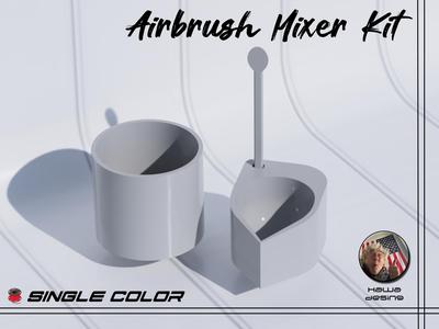 Air Brush Mixer Kit