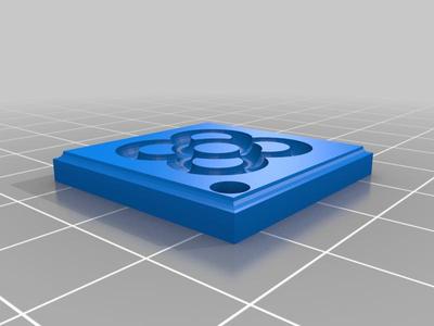 Josep Puig i Cadafalch BARCELONA BALDOSA LLAVERO KEYCHAIN