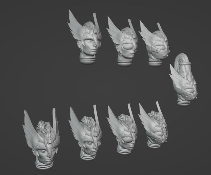 Golden Space Janitors Female heads