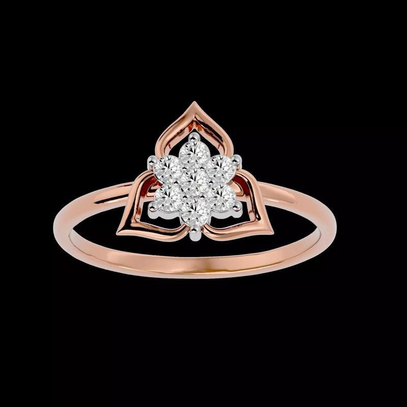 Light Minimalist Diamond Ring Earrings Pendant Set