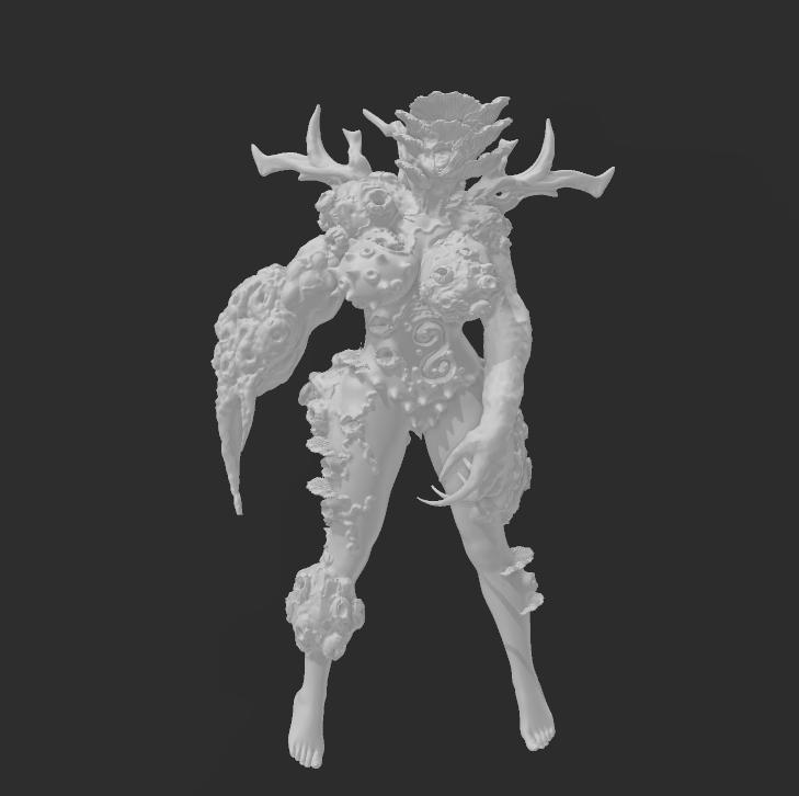 Wicked wood Elf's of the Swarm, Mindless Mushroom Head Marauders 10 models pre-supported .stl