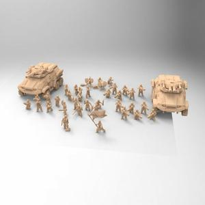 Full Army Range - Azadi Death Front - Female Imperial Guard troops for games like War Hammer 40 K , Kill Team, Necro Munda, WarPath, Dead Zone