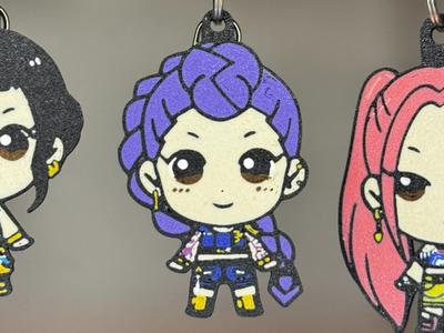 Rumi – Kpop Demon Hunters HUNTR/X Chibi Keychain
