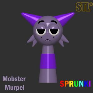 Sprunki Incredibox Mobster Murpel STL 3D Character Fanart