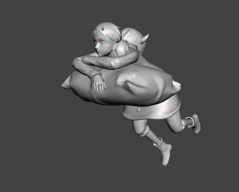 Fairy King Harlequin 3D Model