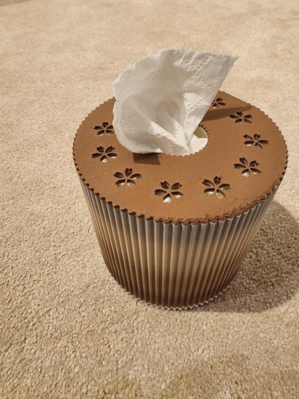 Japanese Style Sakura Roll Paper Holder / Cherry Blossom Roll Paper Dispenser