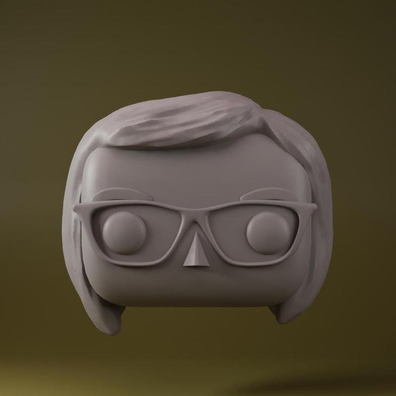 FUNKO HEAD MAN WITH GLASSES 05