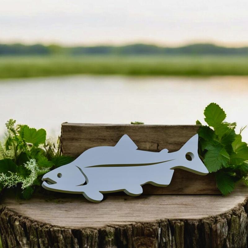 Atlantic salmon / salmo salar fish 2d keychain / pendant