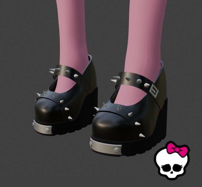Monster High G3 Punk Mary Janes Heels