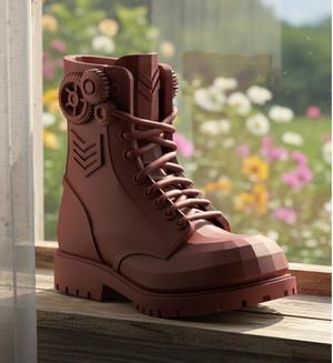 Urban Steampunk Boot – 3D Printable Shoe Model