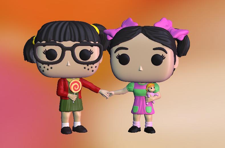 Funko La chilindrina and La popis Holding Hands