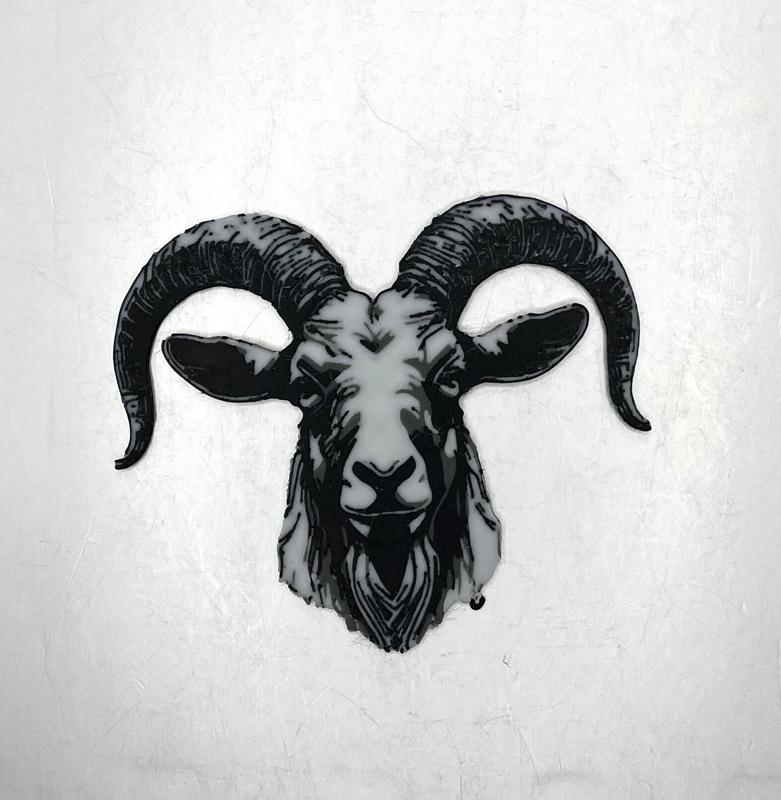 Longhorn Goat Bookmark