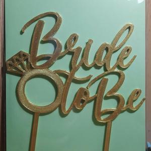 Bride To Be Cake Topper