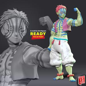 Akaza - Demon Slayer Fan art