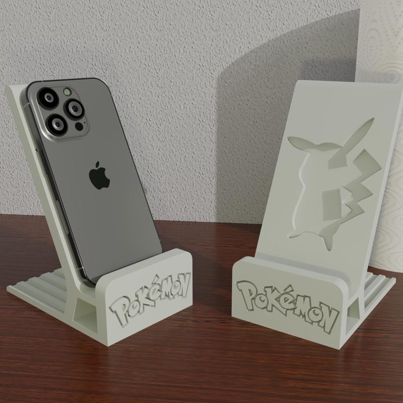 ► Pokémon Cell Phone Holder - FAST PRINTING - 3D Holder for your Phone