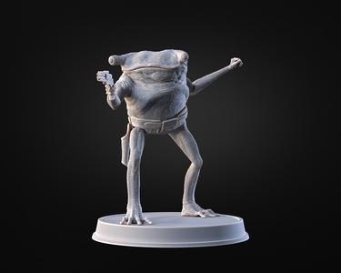 Turgle Figurine - Pose 1 - 3D Print Files