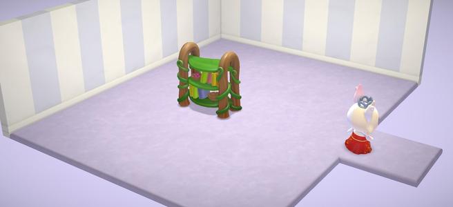 Meadow Leaf Shelf Dollhouse Furniture - Hello Kitty Island Adventures 1:16