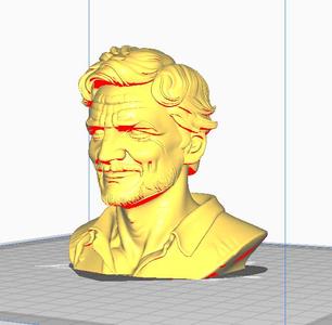 Pedro Pascal bust
