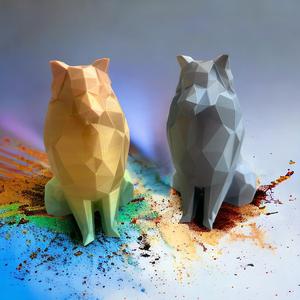Low Poly - Shetland Sheepdog - memorial of Anouk of Atocha