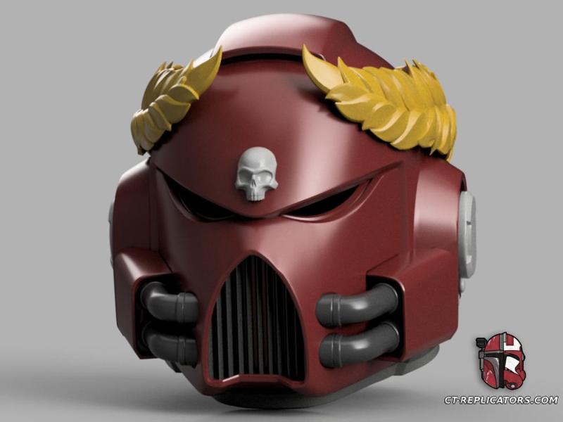 MK7 Aquila Space Marine 2 Helmet PVP Update 1:1 Cosplay Replica