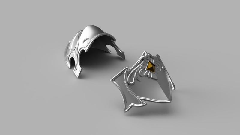 Alisaie Leveilleur's Endwalker Shoulder Armour