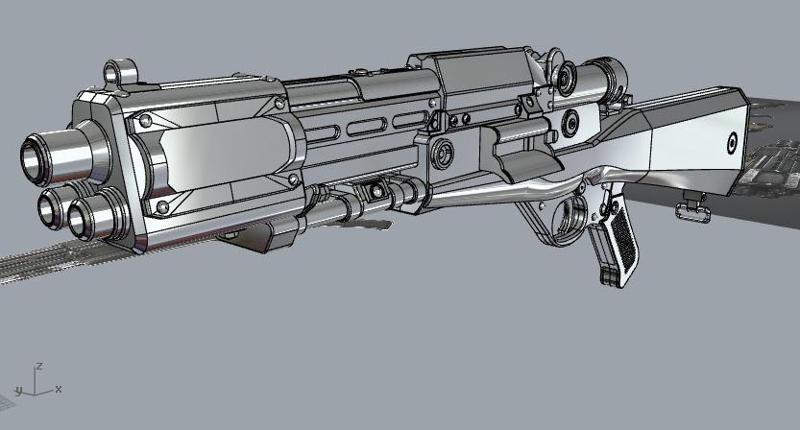 TL-50 Heavy Blaster from Star Wars Battlefront