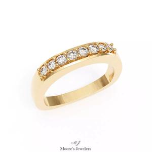 Euro Shank Wedding Band 3d Model