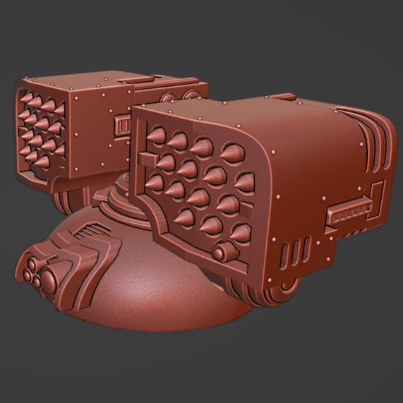 Battle Tank Missile Turret