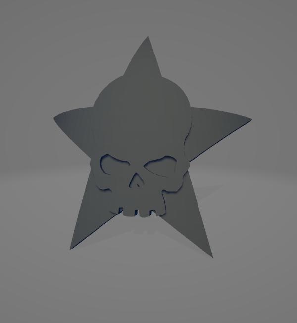 Invaders Space Marine Icon Moulded 'Hard Transfer'