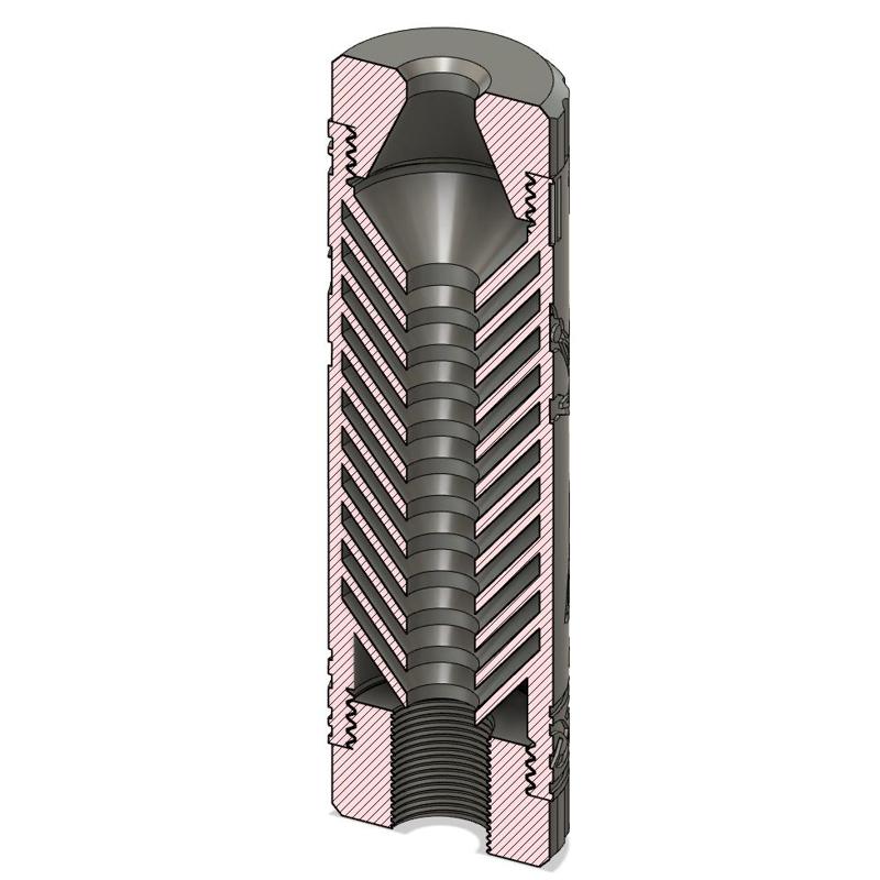 Airsoft Suppressor Viking Inspired