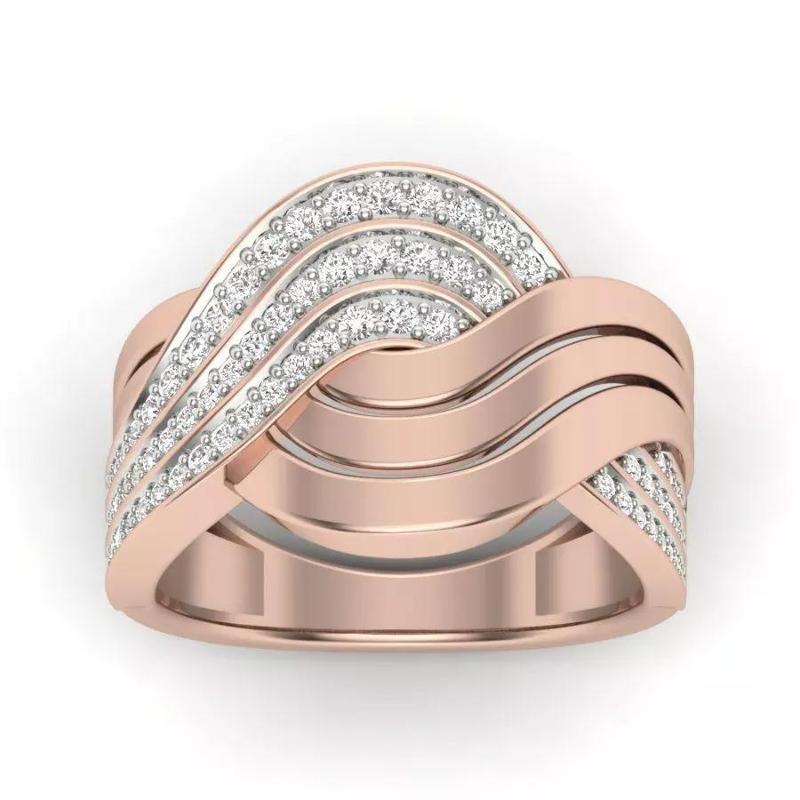 Engagement Ring 3dm stl render detail