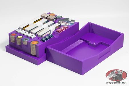 Harrowdeep Token, Card and Accessory Holder STL for 3D printing - Suits Underworlds